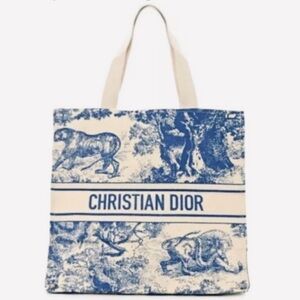 DIOR Toile de Jouy Tiger Motif from the Dioriviera Capsule Collection.